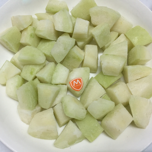 ฝรั่งแช่แข็ง IQF พรีเมียม (สีธรรมชาติ) ชิ้นใหญ่ ครึ่งลูก บรรจุภัณฑ์สุญญากาศ บรรจุภัณฑ์แบบขายส่ง คุณภาพส่งออกเวียดนาม ยี่ห้อ KMI อุณหภูมิ -18 องศาเซลเซียส - Product Image 1