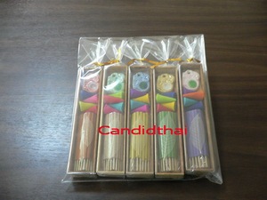 Handmade Eco-Friendly <b>Incense</b> Sticks <b>Cones</b> Natural Material Pack (40 Sachets) for Aromatic Scented Home Use Made in Thailand - Product Image 2
