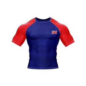 Custom High Quality Mens BJJ Rashguards Sets Breathable 100% Polyester Full <b>Sleeve</b> Solid Pattern V-neck Quick Dry OEM Customized - Product Image 5