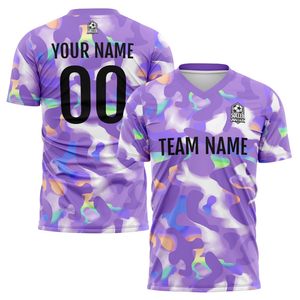 Maillot de football sur mesure de haute qualité pour hommes, respirant, impression par transfert thermique, manches courtes, UPF 50, design personnalisé OEM, vêtements de football - Product Image 1