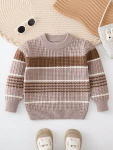 OEM Service Wholesale Price Hot Selling 100% Cotton Knitted Multi-color Children <b>Sweaters</b> Long Sleeves <b>Pullover</b> <b>Sweaters</b> From BD - Product Image 3