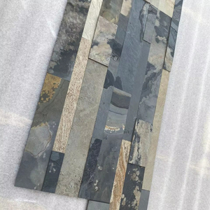 Panel de Pared 3D Moderno Irrompible, Ecológico, Dorado y Verde Pulido, Diseño de Piedra Flexible para Interiores y Exteriores, Insonorizante para el Hogar - Product Image 1