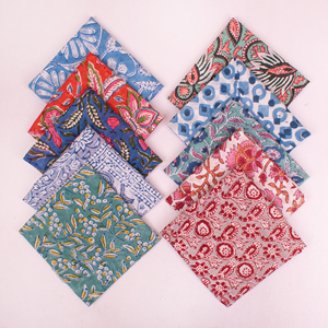 Summer Block Printed Bandana 100% Cotton Handmade Craftjaipur Breathable <b>Head</b> Neck Scarf Paisley Print Bohemian <b>Wrap</b> Unisex - Product Image 2