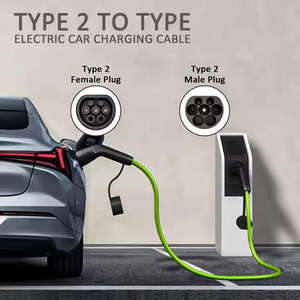 5M 3 Phase IP65 250V/480V for TUV UKCA CE CB ROHS Certified Type2 32A EV <b>Charging</b> <b>Cables</b> 22KW Type 2 to Type 2 EV Car Charger - Product Image 2