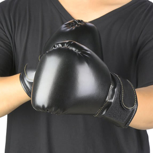 Breathable Adjustable <b>Wrist</b> <b>Strap</b> for men and women <b>Leather</b> Boxing Gloves With Velcro Adjustable Closure For Boxing Training - Product Image 4