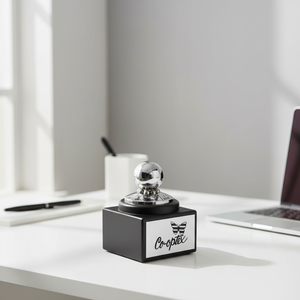 Accessoire de bureau élégant en métal pour professionnels et cadres, idéal pour les décideurs, avec un poids de papier de qualité supérieure, cadeau parfait. - Product Image 4