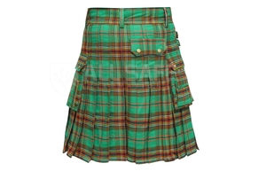 กระโปรงผ้าฝ้ายระบายอากาศมีกระเป๋าคาดเอวปรับได้สำหรับผู้ชายผ้าคอตตอนผสมดีไซน์ทันสมัยฉลากส่วนตัวได้ - Product Image 2