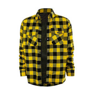 Chemises en flanelle personnalisées pour hommes, vente en gros, couleur personnalisée, manches longues, hiver, décontractées, unisexes, boutonnées, à carreaux, pour garçons - Product Image 3