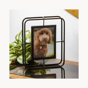 Cadre photo en métal artistique, design élégant et personnalisé, nouvel accent décoratif pour la maison, nouvelle arrivée, présentoir d'images de table - Product Image 5