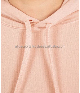 Sudadera bordada con hombros caídos para mujer, ropa informal 100% Original de algodón de secado rápido, sudadera bordada con forro anticontracción - Product Image 3