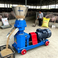 Machine à granulés d'aliments pour animaux certifiée CE, petite taille, entraînée par un moteur diesel, pour la production d'aliments pour poulets, bovins et poissons