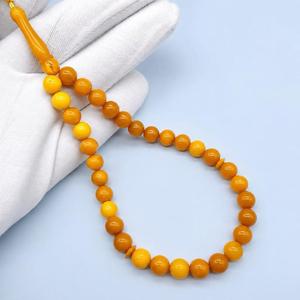Rosario de Resina Hecho a Mano con Tema de Ángel, Cuentas de Oración Islámicas, Regalo Religioso Musulmán Premium, Técnica de Fundición, para Oración Diaria - Product Image 5