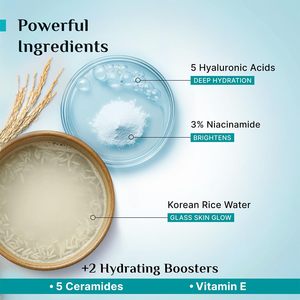 Hidratante Facial Pilgrim Korean Rice Water Hydra Glow para un Brillo de Piel de Cristal - 3.53oz (100g) - Product Image 4