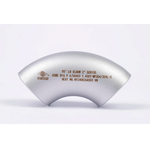 Coudière à 90 degrés à long rayon en acier inoxydable soudé sans soudure, forme de courbure à tête ronde, conforme ASME B16.9 A SA403 - Vente chaude - Product Image 5