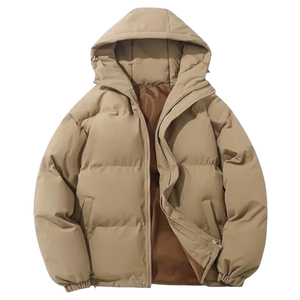 Veste matelassée oversize pour homme, veste matelassée épaisse en duvet pour homme, manteaux d'hiver pour homme - Product Image 1