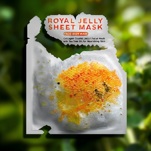 Masque facial en gelée de collagène avec huile d'arbre à thé pour nourrir la peau - Product Image 3