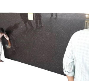 Black Galaxy Granite <b>Stone</b> Antique Finish High Strength Big Slab Modern Kitchen Countertops Villa Interior Applications 2-Year - Product Image 3