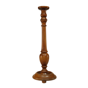 Antique Wooden <b>Candle</b> Stand Column Shape Home Decoration <b>Taper</b> Holder Natural Color Lighting <b>Candle</b> <b>Taper</b> On Sale - Product Image 1