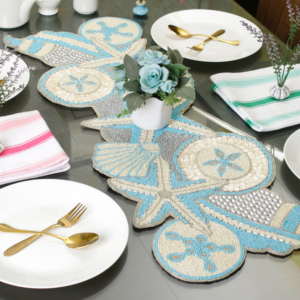 Caminos de mesa con cuentas de Color sólido de último diseño, decoraciones de tela navideña para bodas, fiestas de cumpleaños, banquetes - Product Image 6