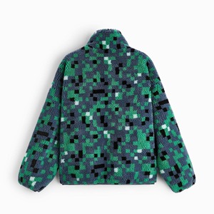 Chaqueta de invierno para hombre hecha a medida, de forro polar, con cremallera completa, cuello alto, cortavientos, ajuste regular, exterior de poliéster, venta al por mayor - Product Image 6
