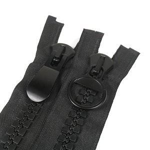 #3 <b>Large</b> Plastic Close-End Resin Zipper with Custom Logo Eco-Friendly and Smooth Teeth for <b>Tents</b> - Product Image 1