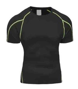 Light Blue <b>Compression</b> T-Shirt for <b>Men</b> Short Sleeve Anti-Pilling Slim Fit Spandex/Polyester Sport <b>Top</b> for Fitness Training - Product Image 4
