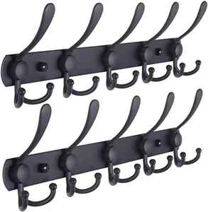Porte-serviettes adhésif haut de gamme en acier inoxydable brossé pour armoire de salle de bain, support mural ouvert pour serviettes, rail de cuisine - Product Image 3