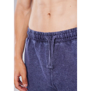 Shorts pour hommes de haute qualité, délavés, effet soleil, style vintage, streetwear, déchirés, en tissu épais, délavés à l'acide - Product Image 4