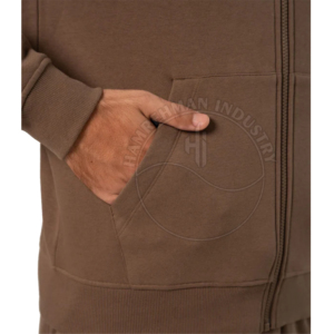Sweat à capuche pour homme en gros, collection Hiver 2025, style streetwear de luxe, personnalisable, service OEM, 100% coton respirant, impression numérique - Product Image 2