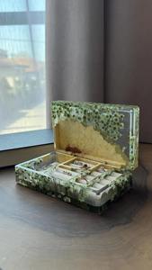 Boîte à bijoux décorative en résine d'excellente qualité pour comptoir de salle de bain, bureau à domicile et chambre à coucher, à prix direct usine - Product Image 6