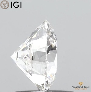 เพชร CVD ทรงกลมขนาด 6.46 มม. รับรองโดย IGI น้ำหนัก 1.00 กะรัต สำหรับแหวนหมั้น จุดศูนย์กลางวงแหวน สี F ความสะอาด VVS1 - Product Image 3