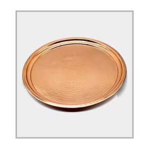 Bandeja de Servicio de Cobre Premium Multiusos para Servir Café, Aperitivos y Bebidas en el Hogar, Cocina, Restaurante y Eventos - Product Image 3