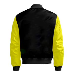 Chaqueta Bomber de Satén Personalizada con Logotipo Griego para Mujer, Chaqueta Universitaria con Cremallera y Logotipo Bordado, Abrigo Personalizado para Hermandades Griegas OEM - Product Image 5