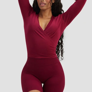 Vêtements de fitness pour femmes, nouvelle collection été, vêtements de sport, chemise à manches longues, vêtements de yoga personnalisés, haut de sport pour la salle de sport - Product Image 6