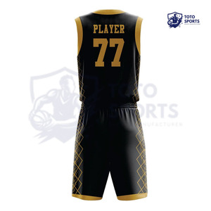 Nouveauté, haut respirant tendance, prix raisonnable, polyester, coupe confortable, léger, durable, vêtements de sport, uniforme de basket-ball - Product Image 2