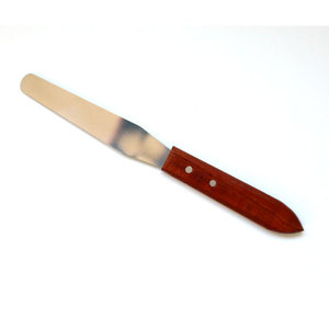 Mini spatule à gâteau droite |   Lame en acier inoxydable 0,5 mm |   Manche en bois naturel |   Outil de pâtisserie léger et écologique |   Glaçage - Product Image 3