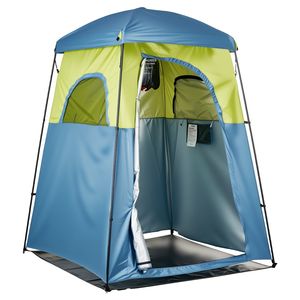 Portable 1-Room <b>Camping</b> Shower Tent with Privacy Changing Room Ground Stakes Ropes Carry Bag Support - Product Image 1