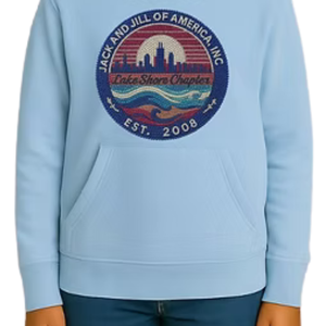 Sudadera con Capucha para Mujer Jack Jill, Color Azul Claro, con Forro Brillante, de Poliéster/Algodón, para Invierno, Informal, de Manga Larga, para Uso Diario - Product Image 5