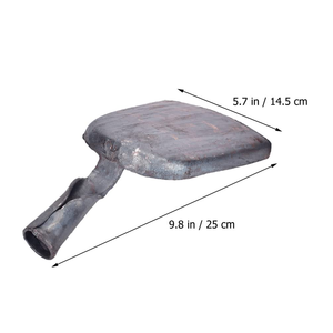 Recogedor de Polvo Metálico Resistente y Duradero con Mango, Herramienta de Limpieza de Larga Duración para Suelos, Hogar, Cocina, Garaje y Oficina - Product Image 4