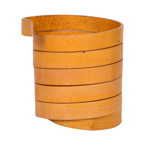 Cordon plat en cuir véritable de 10 mm personnalisé pour la fabrication de bijoux DIY, colliers, bracelets et composants. - Product Image 1