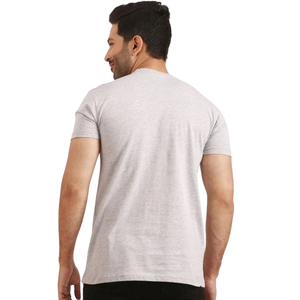 T-shirt Homme Slim Fit Col Rond Manches Courtes Décontracté Personnalisé Vente en Gros Coton Jersey Tee Top Basique Quotidien Fournisseur OEM XX - Product Image 2
