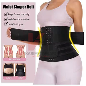 Faja Reductora de Cintura de Alta Compresión Directa de Fábrica, Envoltura Abdominal, Marca Personalizada, Cinturón de Recuperación Postparto al por Mayor - Product Image 5
