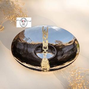 ถาดเสิร์ฟอาหารและช็อกโกแลตโลหะ ถาดเสิร์ฟอาหารยอดนิยม ภาชนะใส่อาหารสำหรับใช้ในบ้านและครัว จากอินเดีย - Product Image 4