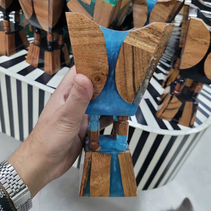 Brûleur d'encens Bakhoor en résine époxy unique, brûleur d'encens Madhkan en bois de résine, style arabe pour Ramadan-Eid - Product Image 1