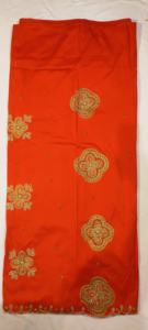 2026 Latest Trendy Fashion Nigerian George Wrapper Woven Taffeta <b>Fabric</b> Florals Pattern Anti-static Breathable 120 GSM Specials - Product Image 4