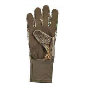 Gants de chasse demi-doigts avec étui souple, sangle de poignet réglable, fermeture auto-agrippante, unisexe, pour climat clément, personnalisables - Product Image 3