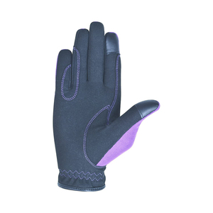 Ultimate Comfort Horse Riding Gloves Made of Quality Leather <b>Material</b> Breathable Custom Color Equestrian Protection Gloves - Product Image 3