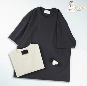 T-shirt Homme Col Rond Coupe Slim en Toile 100% Coton Épais, Impression Personnalisée Logo Avant Sérigraphié, Séchage Rapide et Respirant - Product Image 1