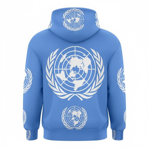 Sudadera con Capucha para Hombre INDEX, Diseño Color Block, Cierre Frontal con Cremallera, Corte Ajustado, Informal, Otoñal, Tejida, Roja y Negra - Product Image 4