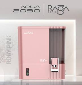 Purificateur d'eau RO RAGA SERIES RUBY PINK Aqua 2090, réservoir de 10 L, 12-15 L/h, montage mural/au comptoir, LED, plastique ABS de qualité alimentaire - Product Image 4